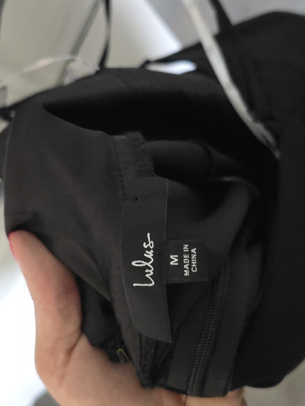 Lulu's Black Wedding Dress
